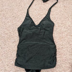 Kona Sol Dark Green One Piece Swimsuit